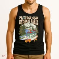 Protect Our National Parks Defund Bear Parks Not Profits Tank Top thumb 3