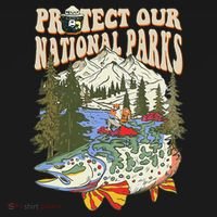 Protect Our National Parks Defund Bear Parks Not Profits Visor thumb 3