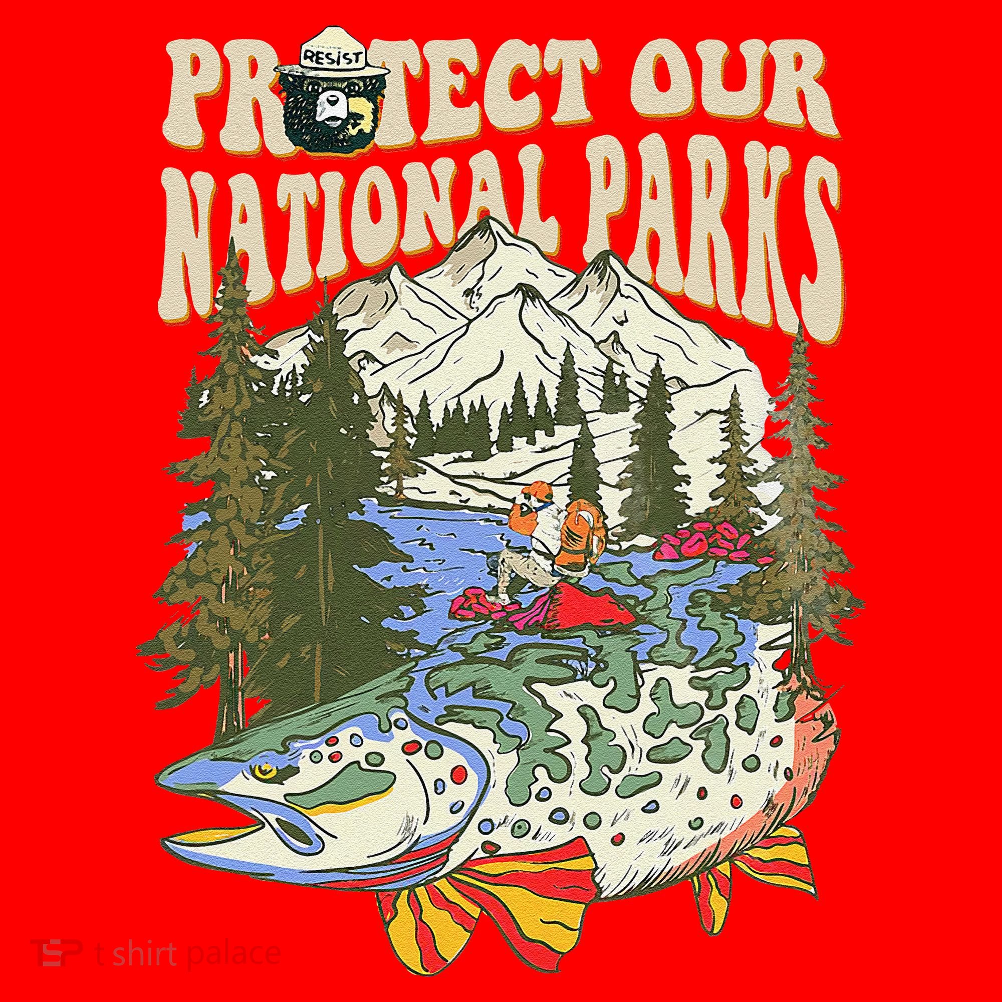 Protect Our National Parks Defund Bear Parks Not Profits Santa Hat