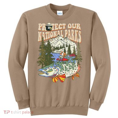 Protect Our National Parks Defund Bear Parks Not Profits Sweatshirt