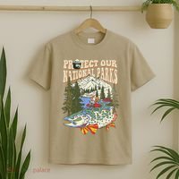 Protect Our National Parks Defund Bear Parks Not Profits T-Shirt thumb 2