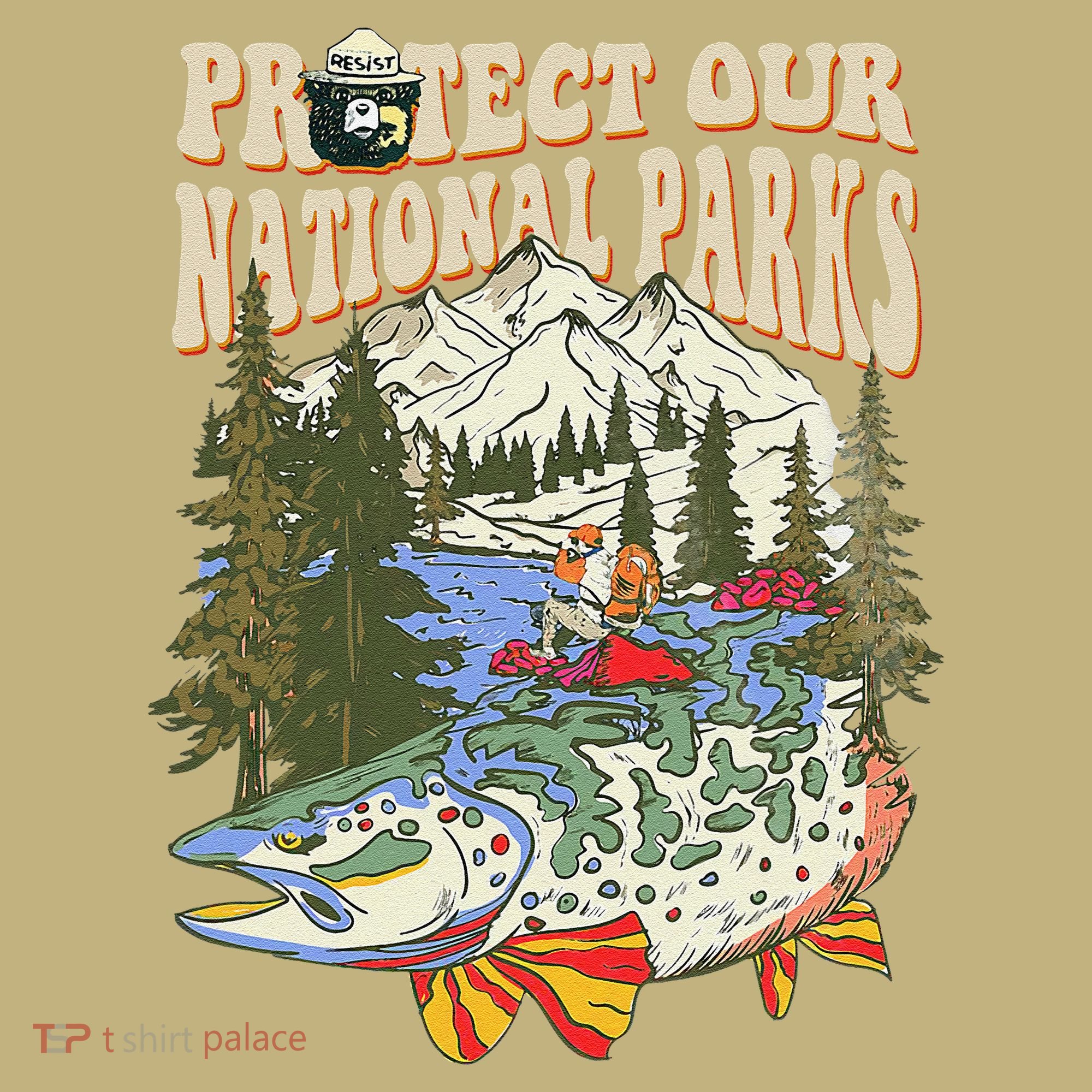 Protect Our National Parks Defund Bear Parks Not Profits T-Shirt