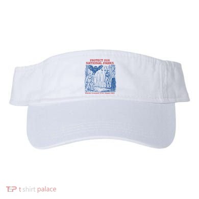 Protect Our National Parks Mothman Cryptid Weirdcore Horror Visor