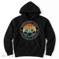 Protect Our National Parks Retro Hiking Hoodie thumb 0