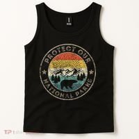 Protect Our National Parks Retro Hiking Tank Top thumb 2