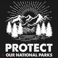 Protect Our National Parks Mountain Hiking Gift Women's Hoodie thumb 2