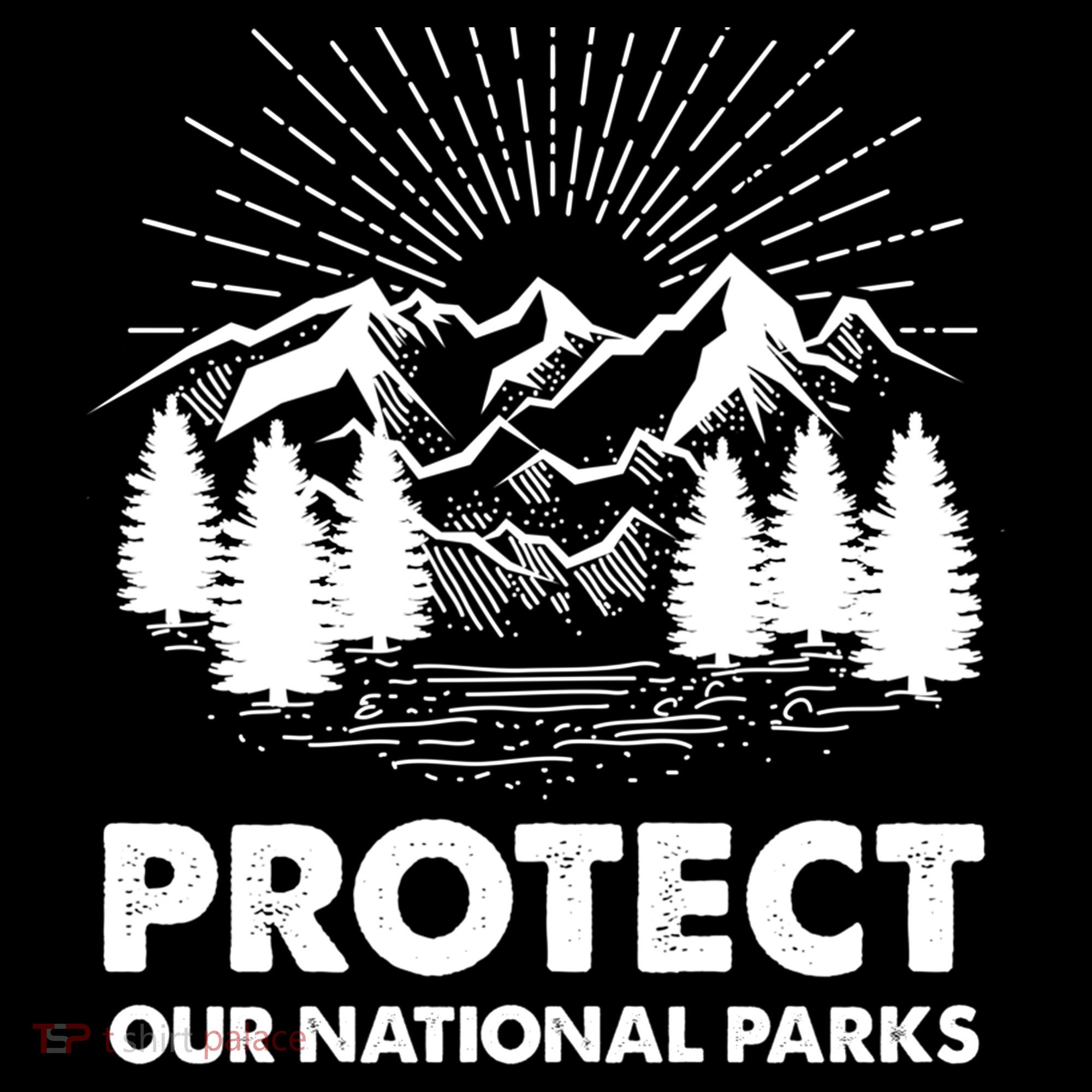 Protect Our National Parks Mountain Hiking Gift Women's Hoodie