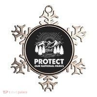 Protect Our National Parks Mountain Hiking Gift Ornament thumb 0