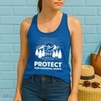 Protect Our National Parks Mountain Hiking Gift Women's Tank Top thumb 2