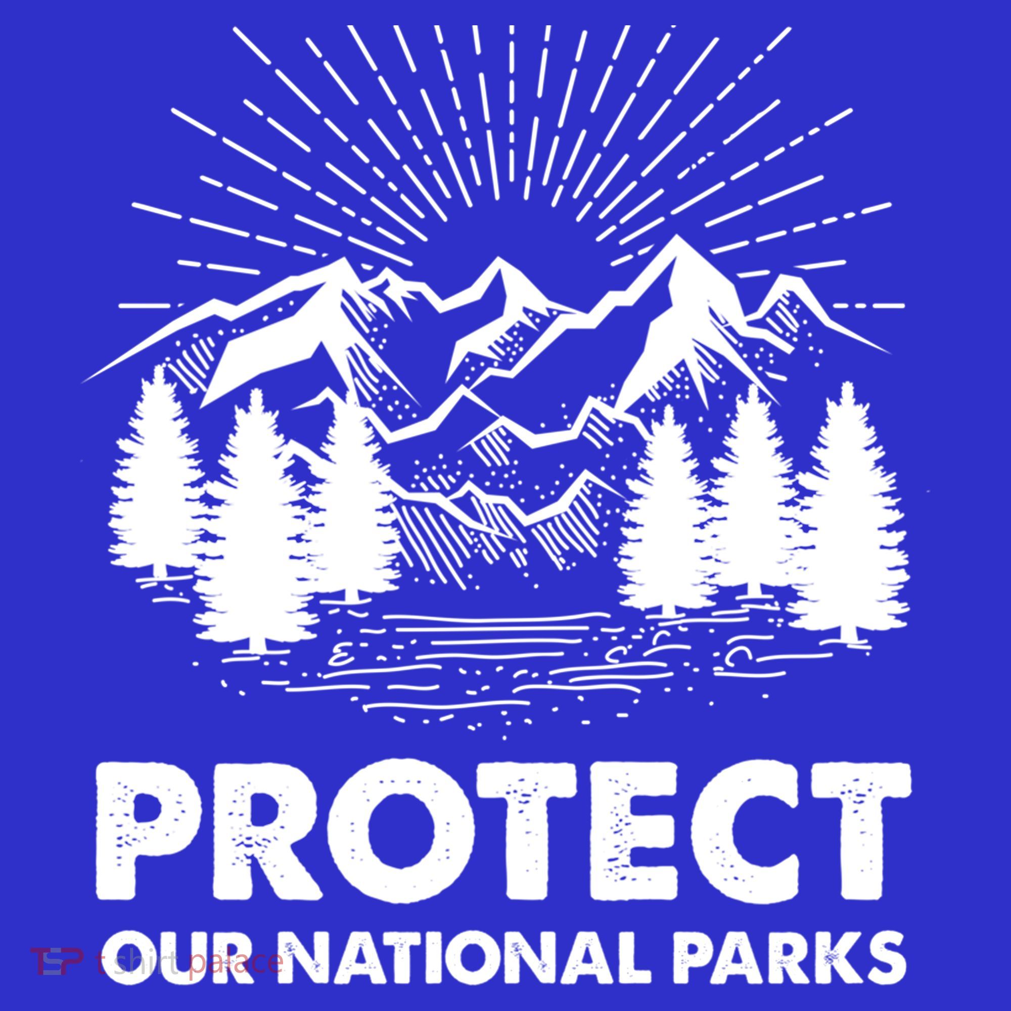 Protect Our National Parks Mountain Hiking Gift Women's Tank Top