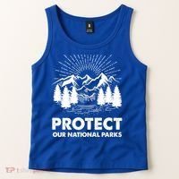 Protect Our National Parks Mountain Hiking Gift Tank Top thumb 2