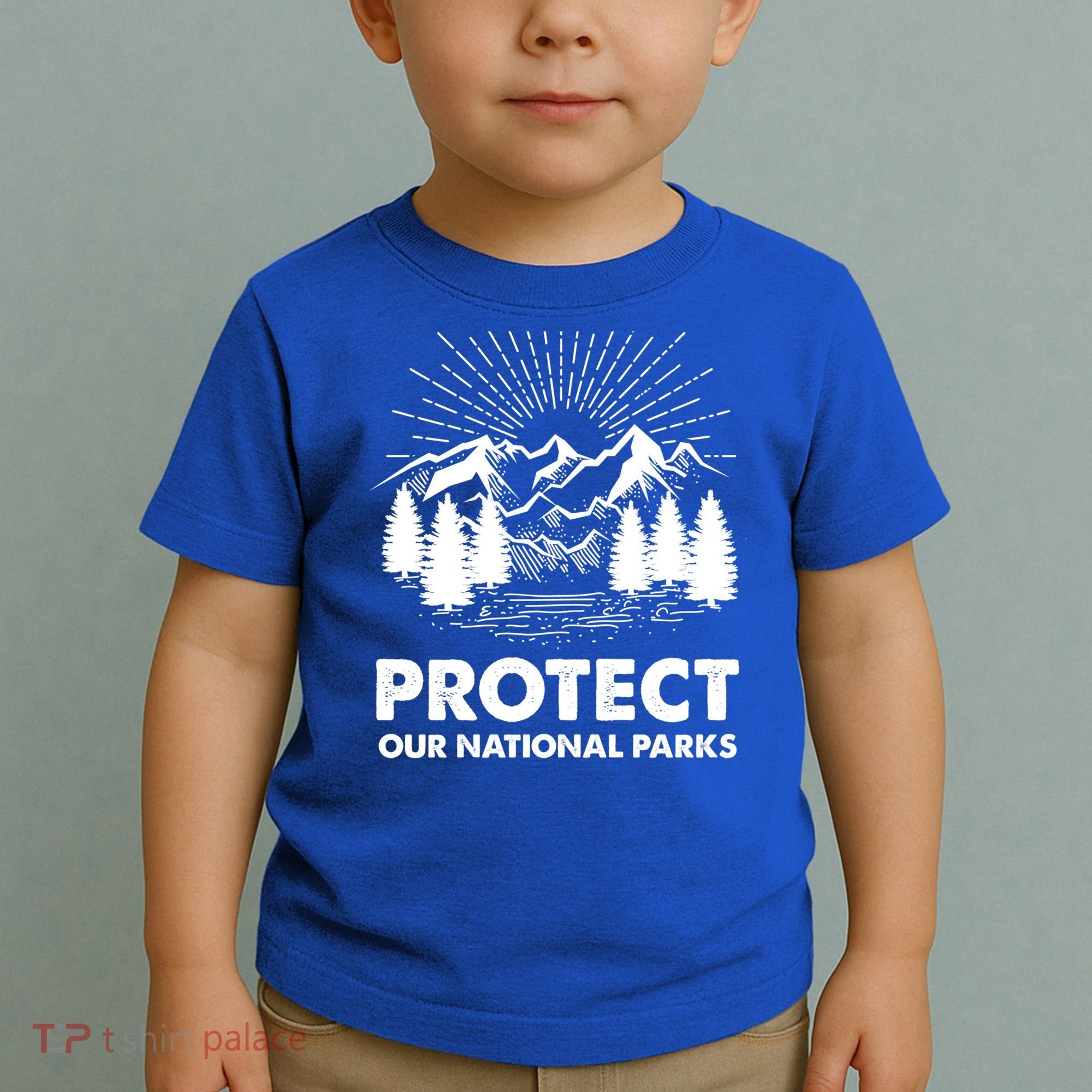 Protect Our National Parks Mountain Hiking Gift Toddler T-Shirt