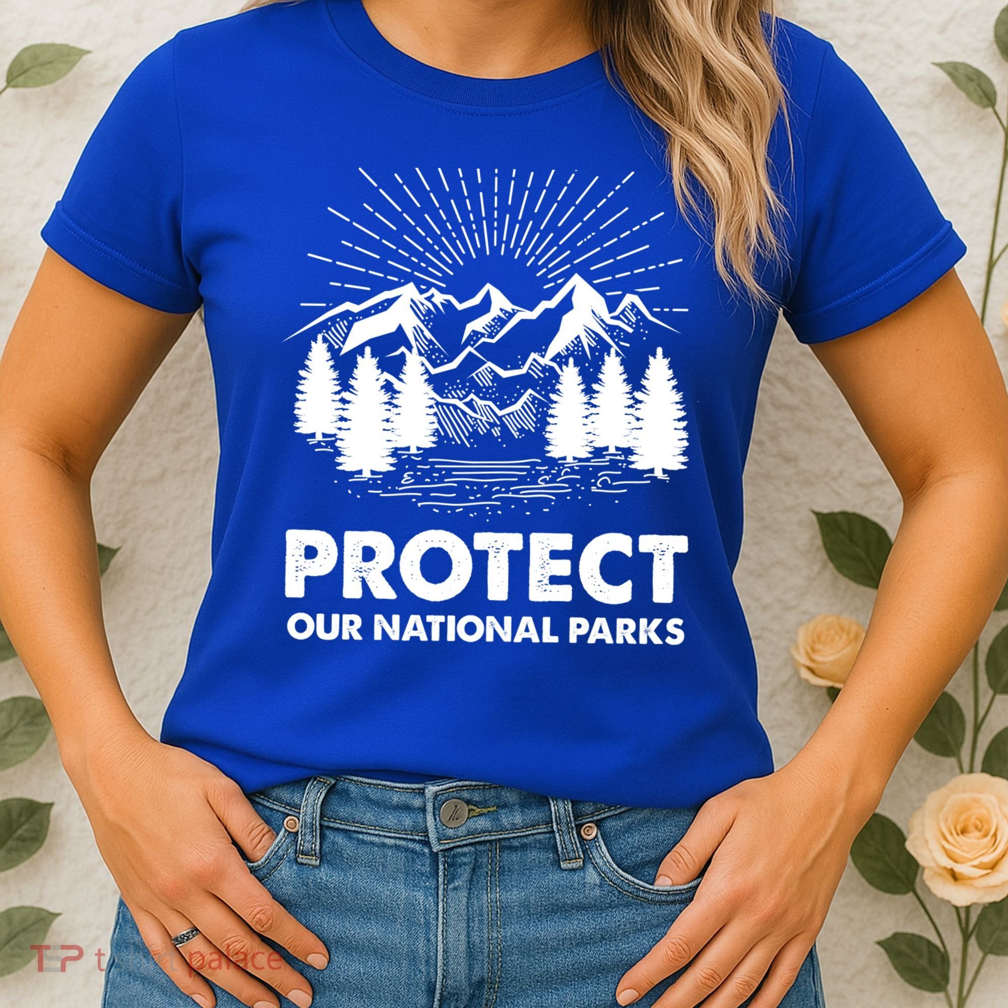 Protect Our National Parks Mountain Hiking Gift Women's T-Shirt