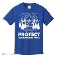 Protect Our National Parks Mountain Hiking Gift Kids T-Shirt thumb 0