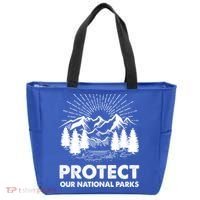 Protect Our National Parks Mountain Hiking Gift Tote Bag thumb 0