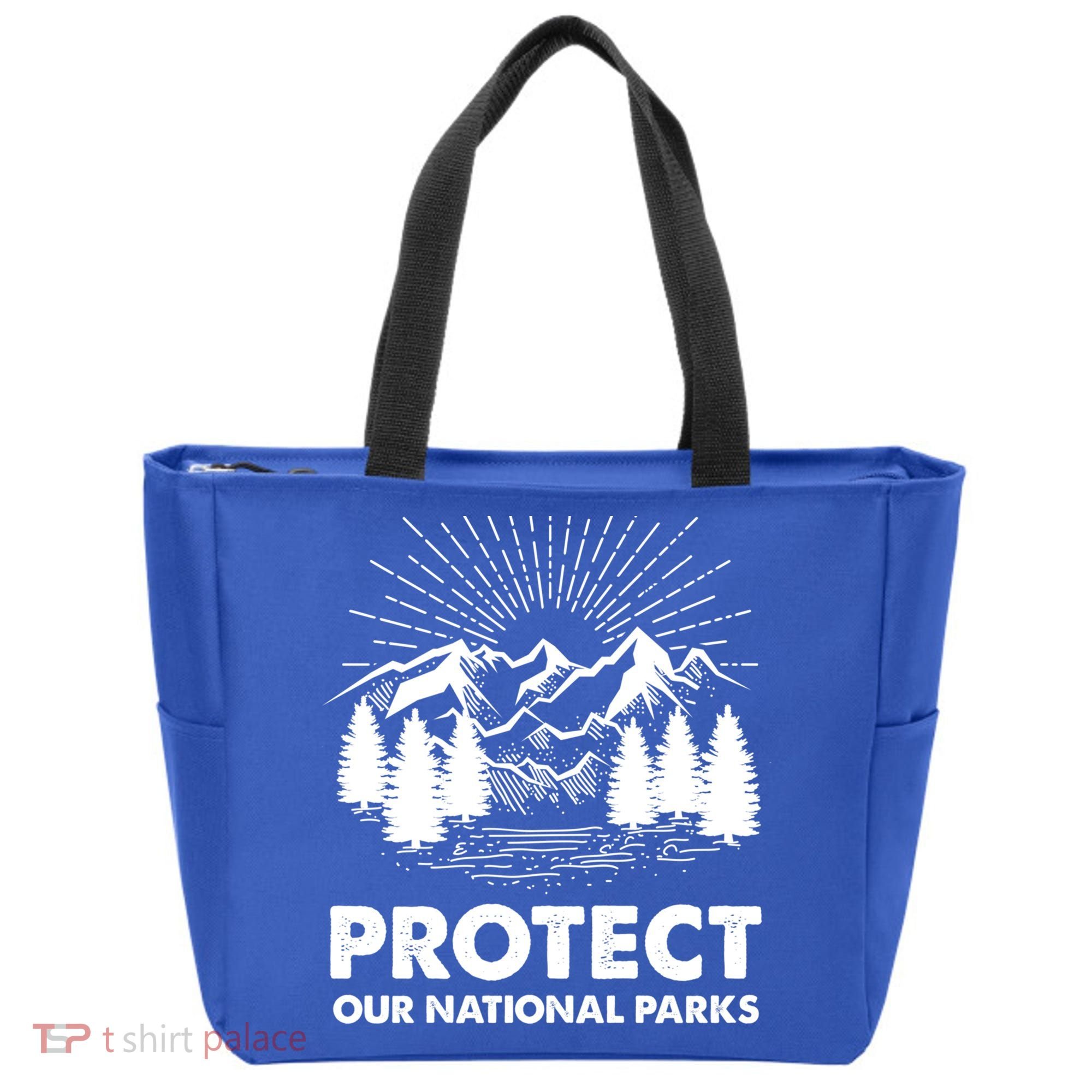 Protect Our National Parks Mountain Hiking Gift Tote Bag