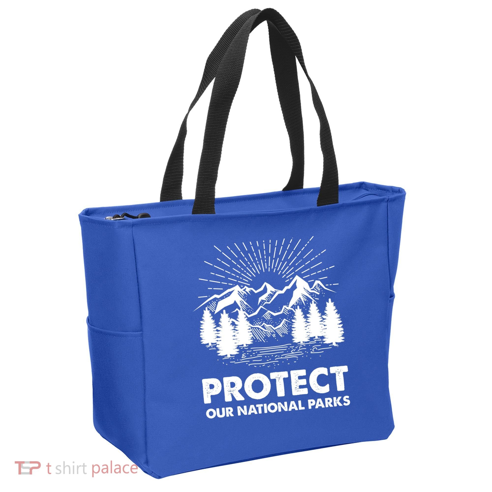 Protect Our National Parks Mountain Hiking Gift Tote Bag