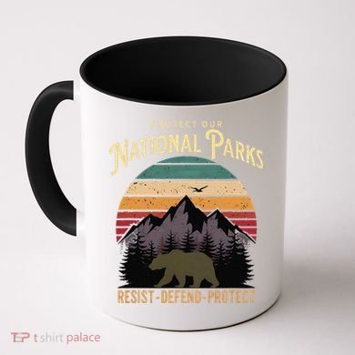 Protect Our National Parks Hiking Camping Souvenir Coffee Mug