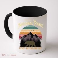 Protect Our National Parks Hiking Camping Souvenir Coffee Mug thumb 0