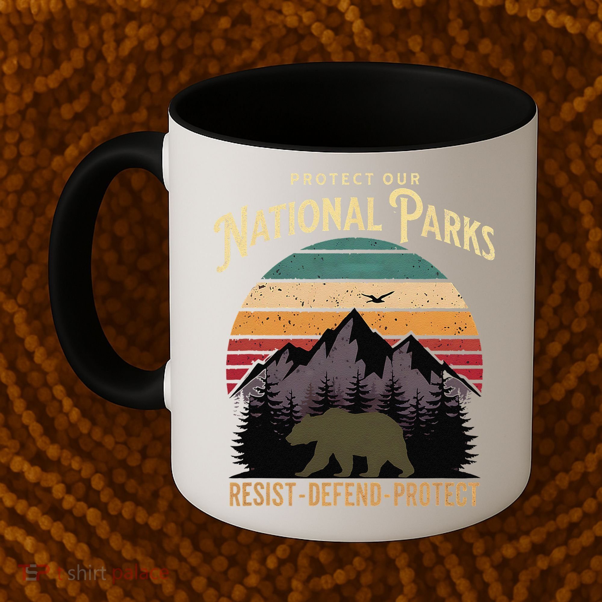Protect Our National Parks Hiking Camping Souvenir Coffee Mug