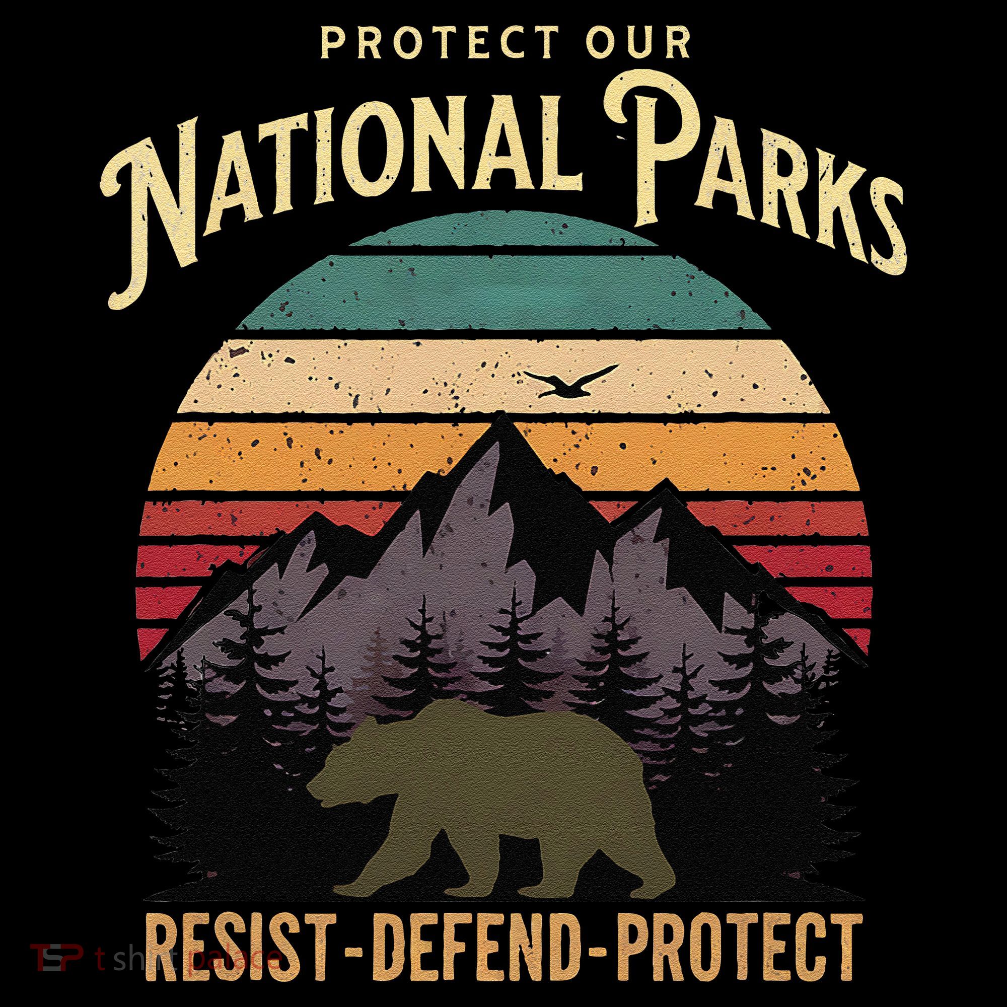 Protect Our National Parks Hiking Camping Souvenir Coffee Mug