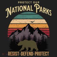 Protect Our National Parks Hiking Camping Souvenir Beanie thumb 2