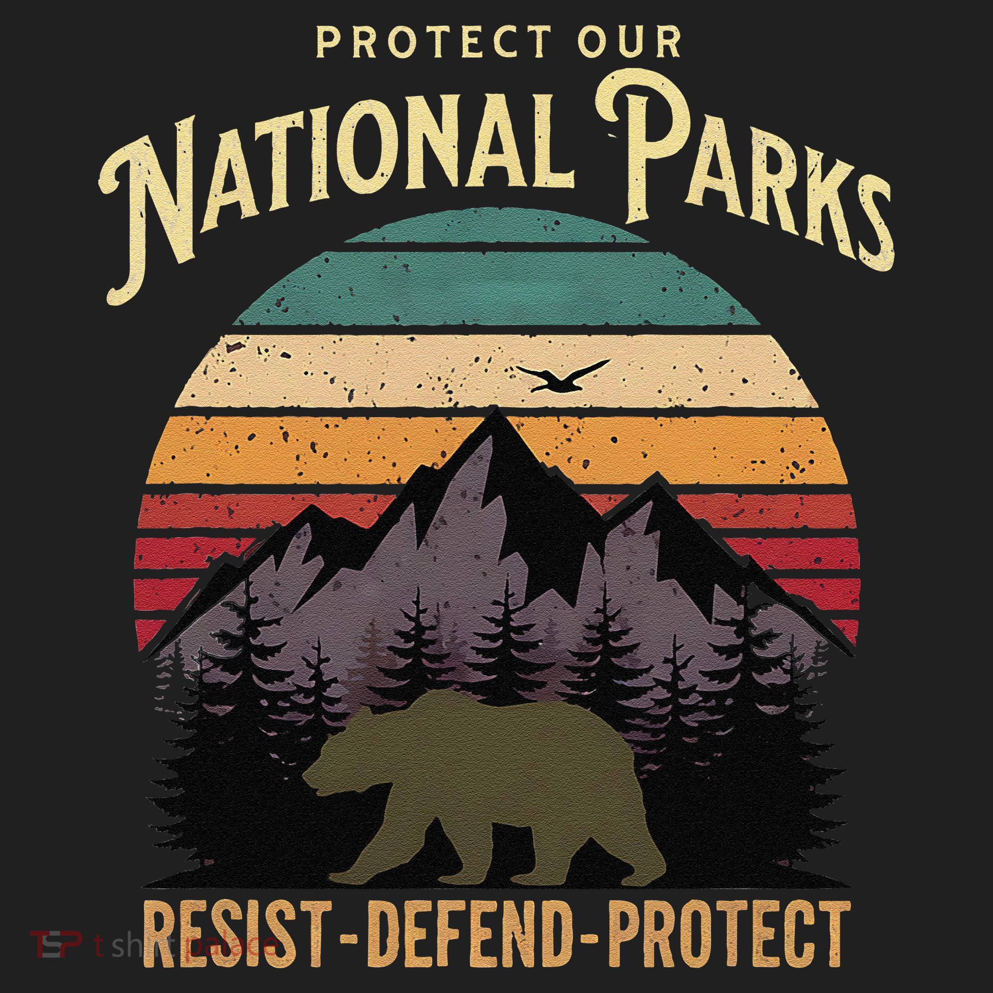 Protect Our National Parks Hiking Camping Souvenir Tumbler