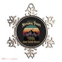 Protect Our National Parks Hiking Camping Souvenir Ornament thumb 0