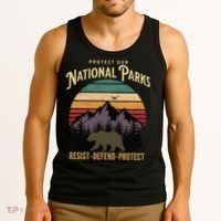 Protect Our National Parks Hiking Camping Souvenir Tank Top thumb 3