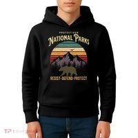 Protect Our National Parks Hiking Camping Souvenir Kids Hoodie thumb 4
