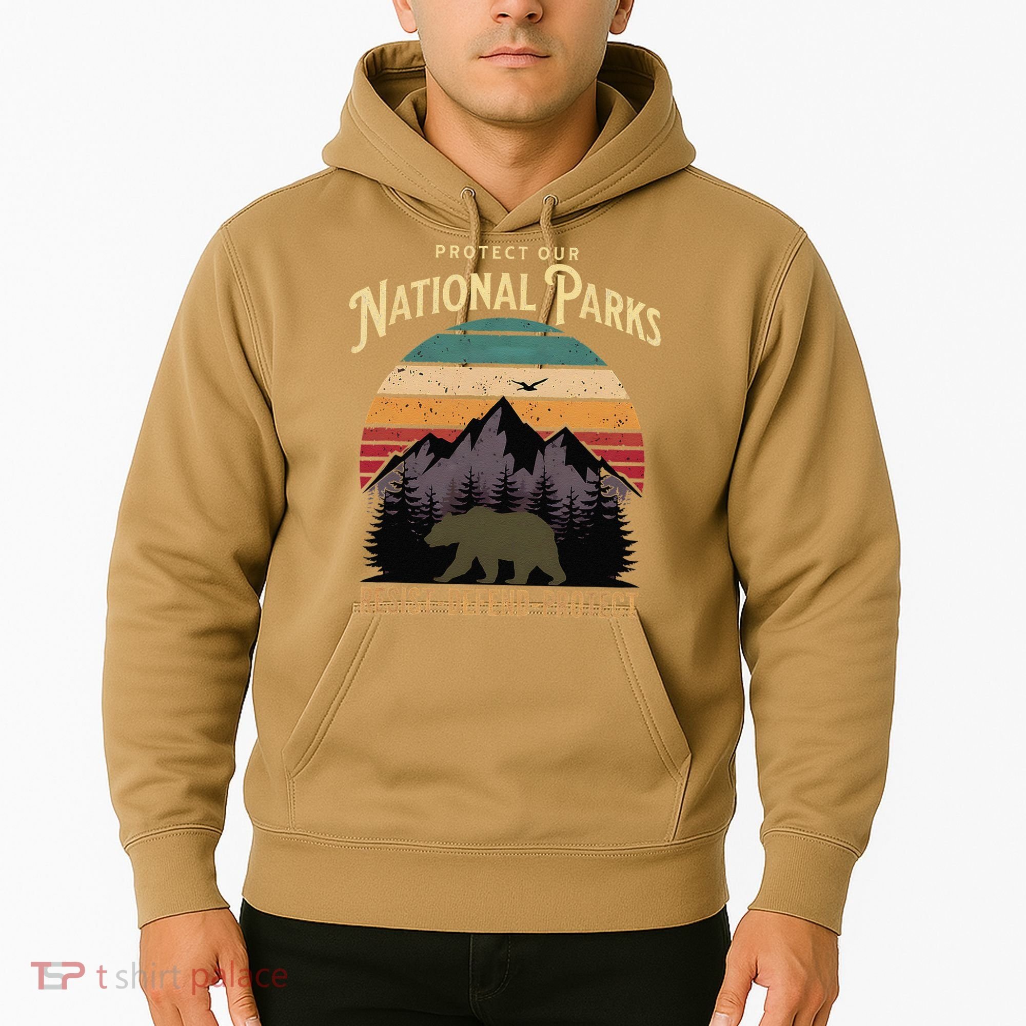 Protect Our National Parks Hiking Camping Souvenir Hoodie