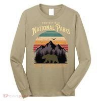 Protect Our National Parks Hiking Camping Souvenir Long Sleeve Shirt thumb 0