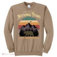 Protect Our National Parks Hiking Camping Souvenir Sweatshirt thumb 0