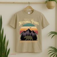 Protect Our National Parks Hiking Camping Souvenir T-Shirt thumb 2