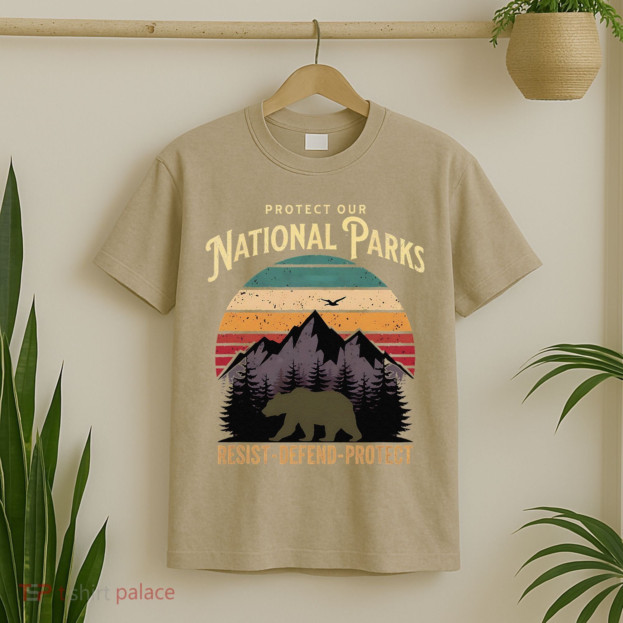Protect Our National Parks Hiking Camping Souvenir T-Shirt