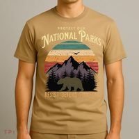 Protect Our National Parks Hiking Camping Souvenir T-Shirt thumb 3