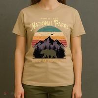 Protect Our National Parks Hiking Camping Souvenir T-Shirt thumb 4