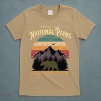 Protect Our National Parks Hiking Camping Souvenir T-Shirt thumb 5
