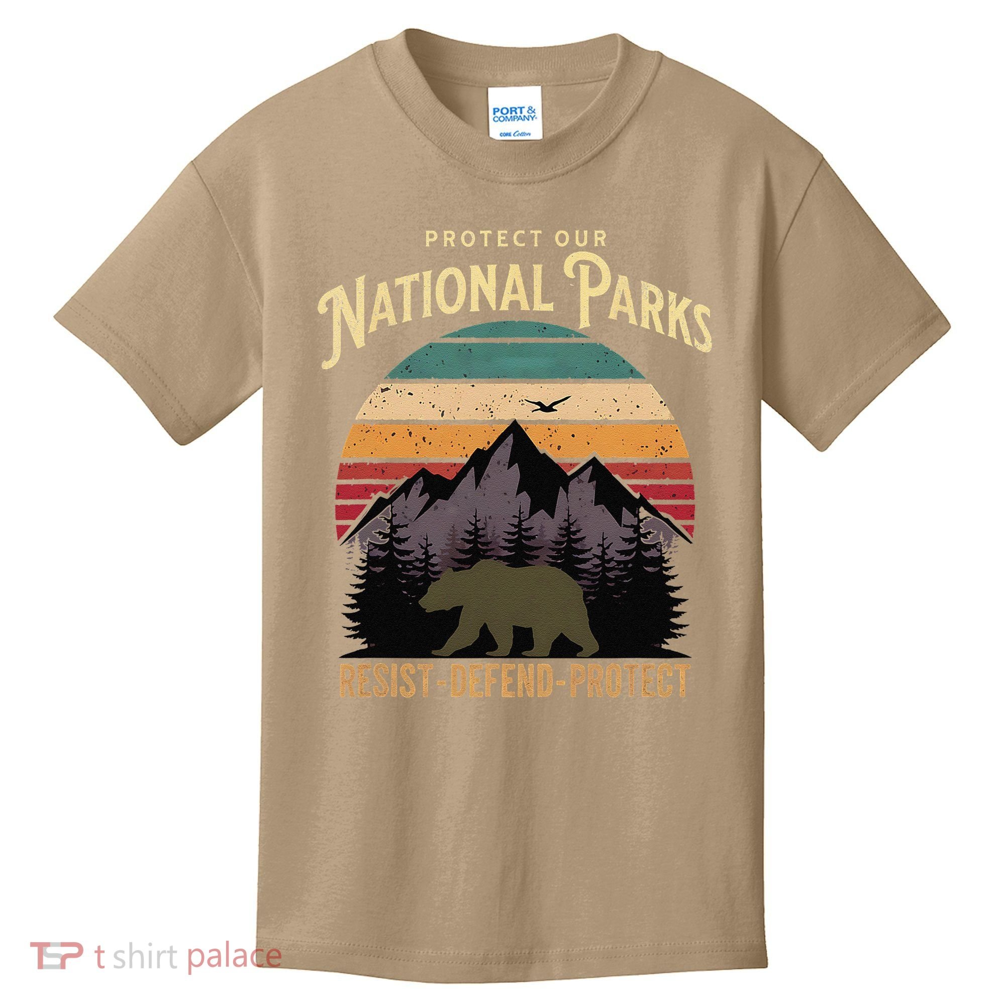Protect Our National Parks Hiking Camping Souvenir Kids T-Shirt