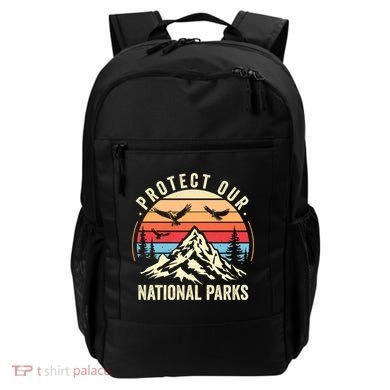 Protect Our National Parks Retro Nature Conservation Backpack