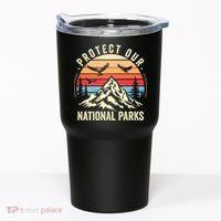 Protect Our National Parks Retro Nature Conservation Tumbler thumb 0