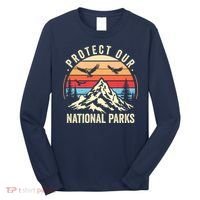 Protect Our National Parks Retro Nature Conservation Long Sleeve Shirt thumb 0