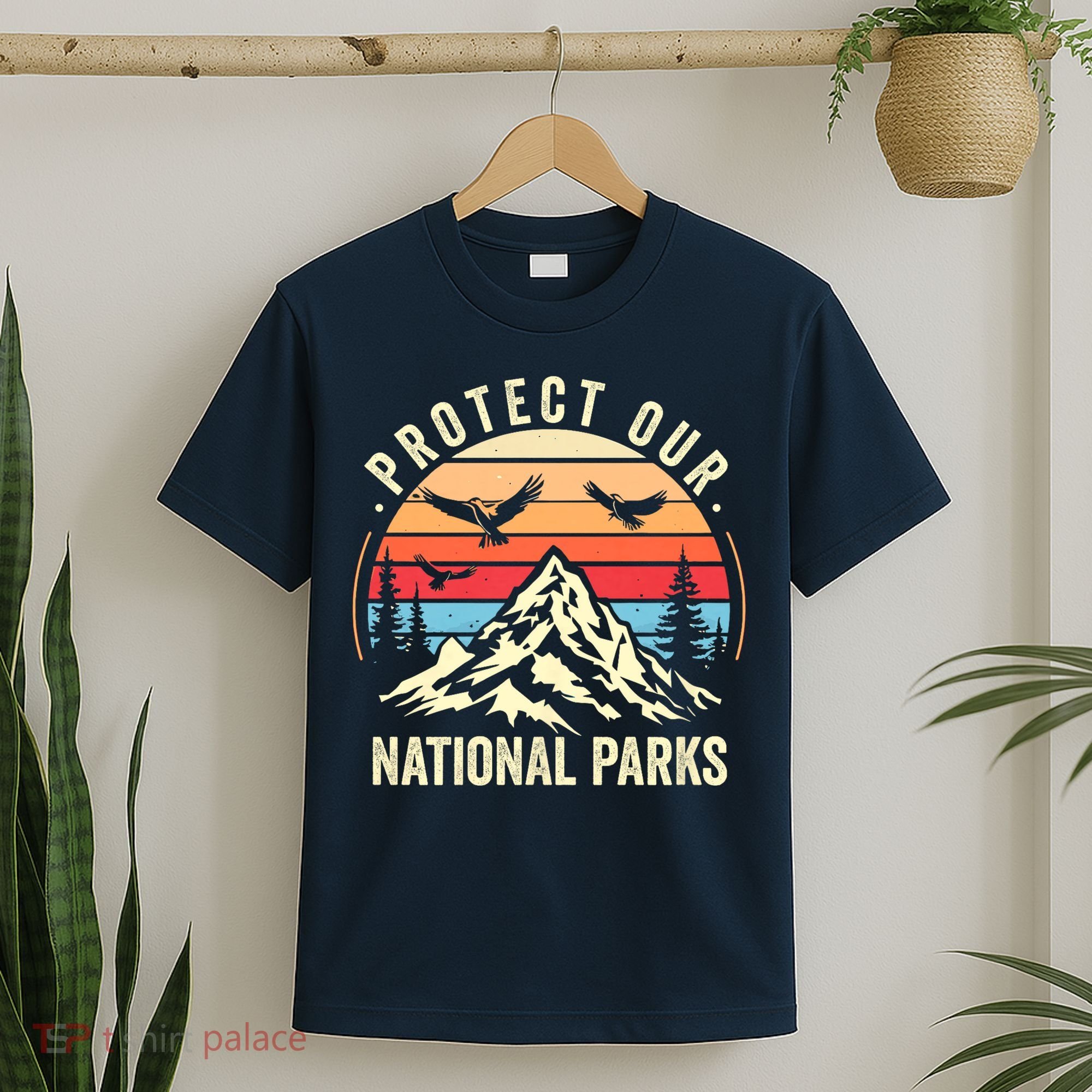 Protect Our National Parks Retro Nature Conservation T-Shirt