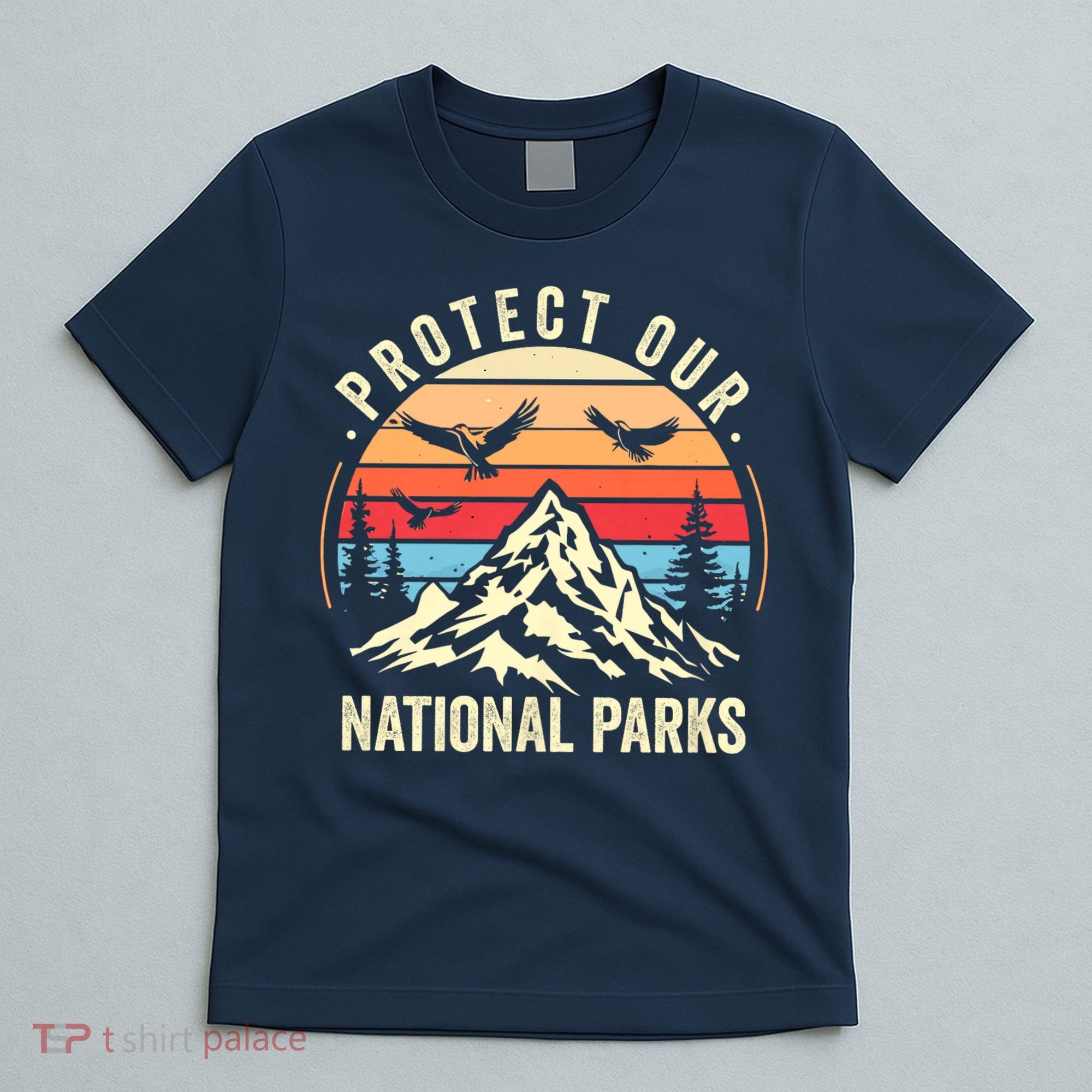 Protect Our National Parks Retro Nature Conservation T-Shirt
