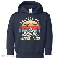 Protect Our National Parks Retro Nature Conservation Toddler Hoodie thumb 0