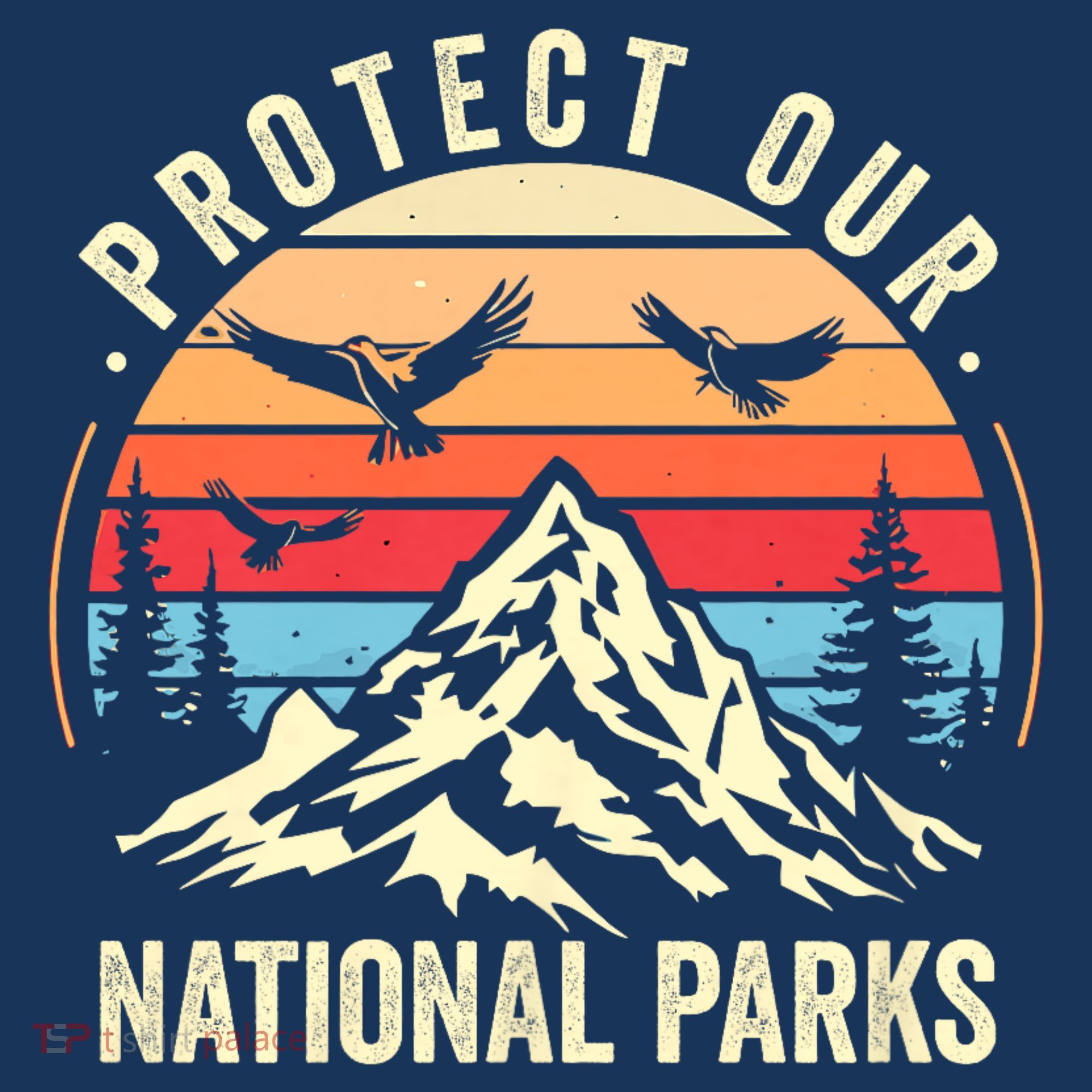 Protect Our National Parks Retro Nature Conservation Toddler Hoodie