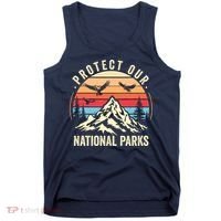 Protect Our National Parks Retro Nature Conservation Tank Top thumb 0