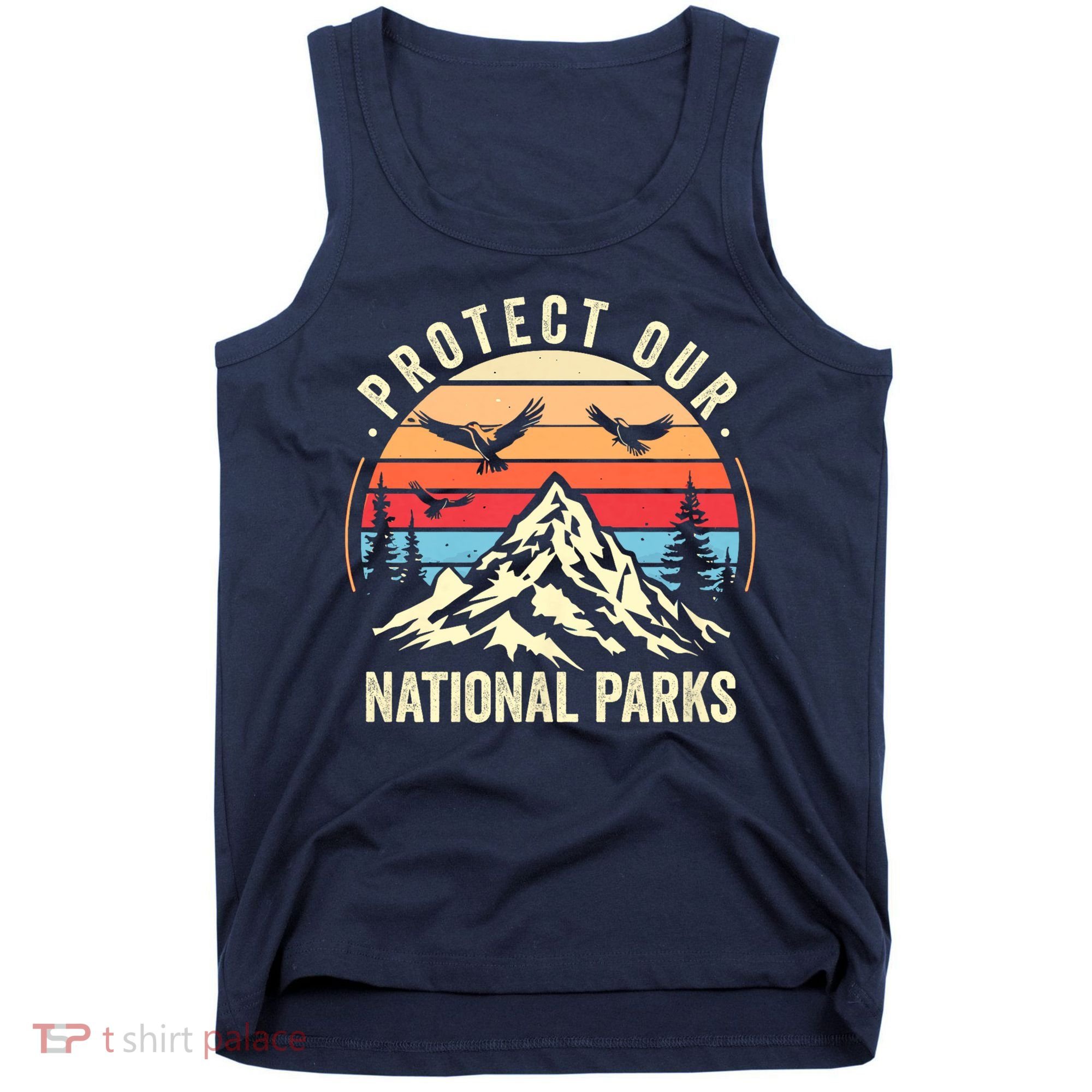 Protect Our National Parks Retro Nature Conservation Tank Top