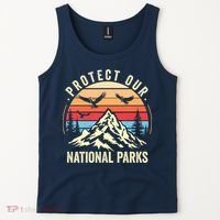 Protect Our National Parks Retro Nature Conservation Tank Top thumb 2