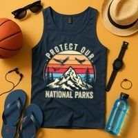 Protect Our National Parks Retro Nature Conservation Tank Top thumb 4